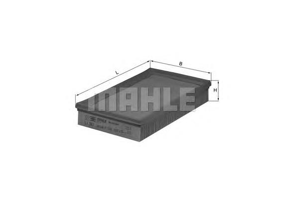 LX387 Knecht-Mahle filtro de aire