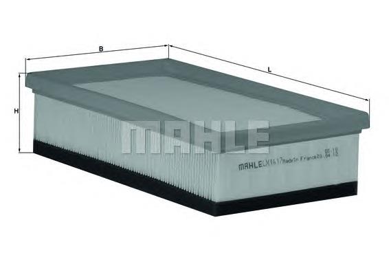 LX1617 Knecht-Mahle filtro de aire
