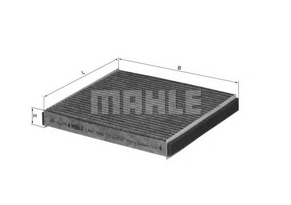 LAK490 Knecht-Mahle filtro de habitáculo