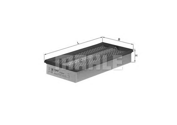 LX536 Knecht-Mahle filtro de aire