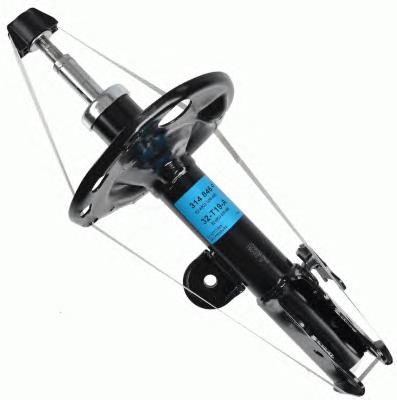 Amortiguador eje delantero izquierda Sachs 314846