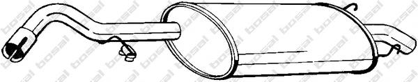 Silenciador trasero Ford Escort VII descapotable (ALL) (1995 - 2000) precio, desde 98,31 EUR