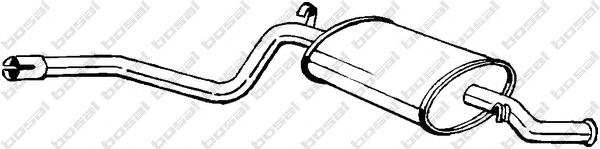 Silenciador trasero 8LD366028681 HELLA