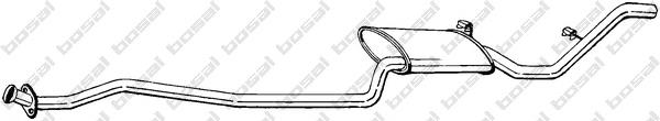  Silenciador trasero Ford Fiesta 