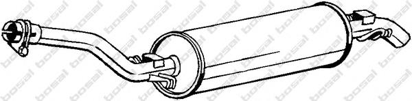 BS278013 Bosal silenciador posterior