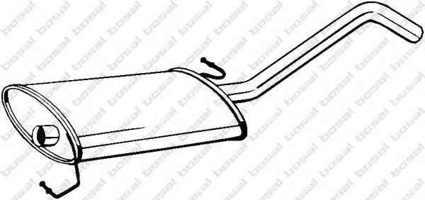 279-441 Bosal silenciador posterior