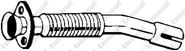 Chapa ondulada del silenciador 713351 Bosal