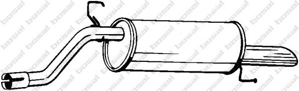 13235440 Opel silenciador posterior