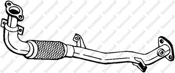 BM70473 BM Catalysts silenciador del medio