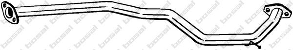 850031 Bosal silenciador del medio