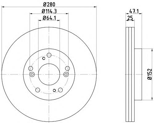 92252503 Textar freno de disco delantero