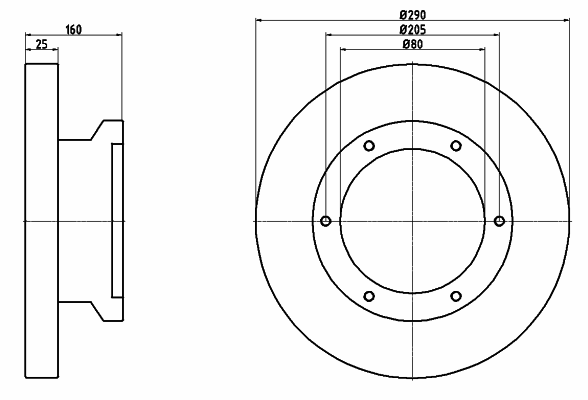 93084500 Textar freno de disco delantero