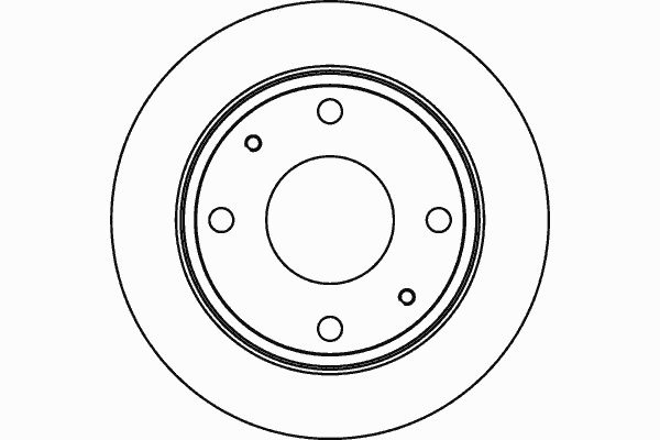 92117100 Textar disco de freno trasero