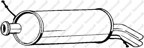 Silenciador trasero Bosal 135547 precio, desde 84,98 EUR