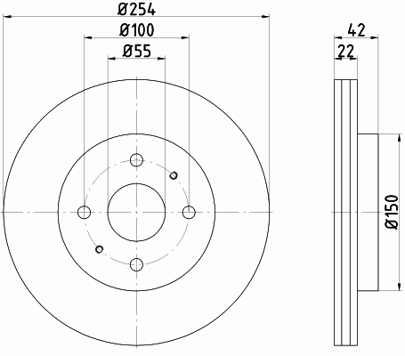 92204503 Textar freno de disco delantero