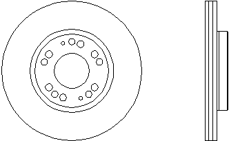 92114800 Textar freno de disco delantero