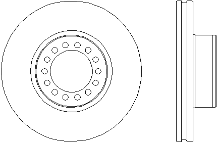 93175200 Textar freno de disco delantero