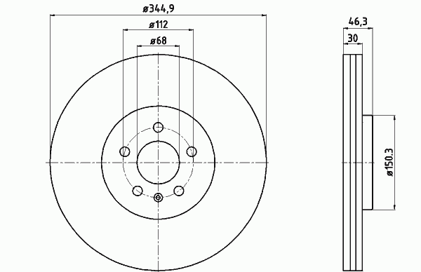 92143900 Textar freno de disco delantero