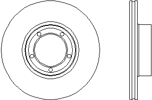 4801584 Opel freno de disco delantero