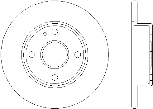 92066600 Textar freno de disco delantero