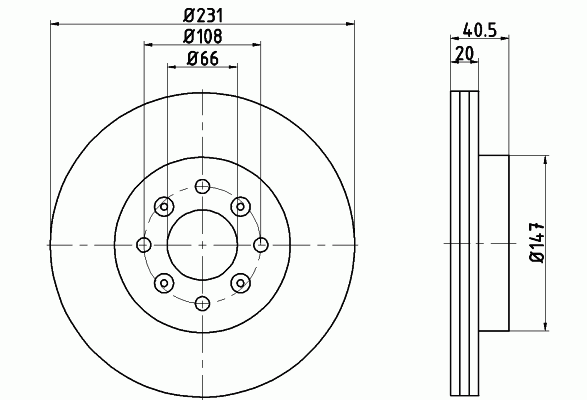 92158900 Textar freno de disco delantero