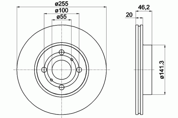 92199900 Textar freno de disco delantero