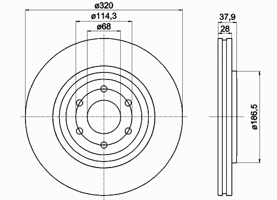 92164403 Textar freno de disco delantero