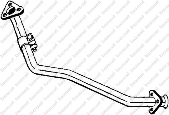 829901 Bosal tubo de admisión del silenciador de escape delantero