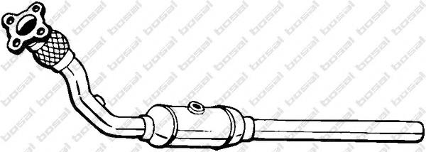090-531 Bosal tubo de admisión del silenciador de escape delantero