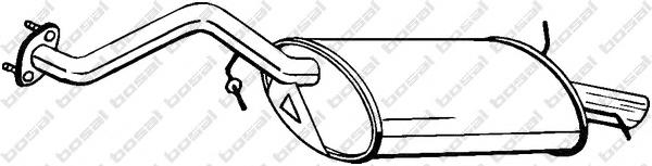 115157 Bosal Silenciador trasero