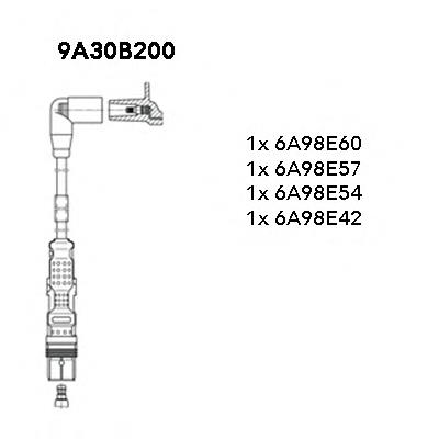 Juego de cables de encendido 9A30B200 Bremi