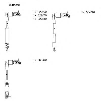 Juego de cables de encendido 202520 Hans Pries (Topran)