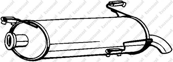 190219 Bosal Silenciador trasero