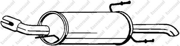 Silenciador posterior 1728 Polmostrow