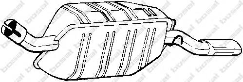 185227 Bosal silenciador posterior