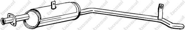 Silenciador trasero Bosal 279017 precio, desde 80,43 EUR