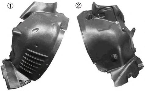 1006934 Autotechteile guardabarros interior, aleta delantera, derecho delantero