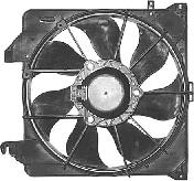 1884746 VAN Wezel difusor de radiador, ventilador de refrigeración, condensador del aire acondicionado, completo con motor y rodete