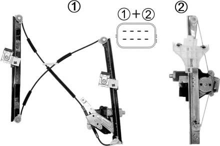 1828261 VAN Wezel mecanismo de elevalunas, puerta delantera izquierda