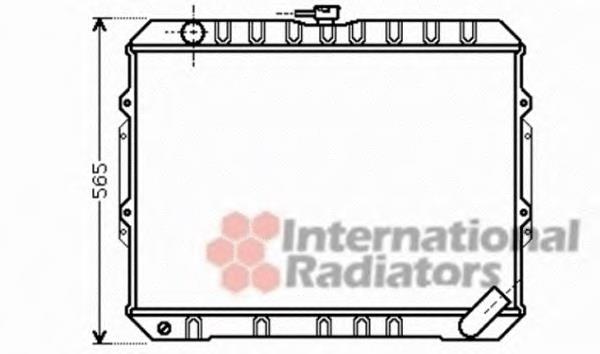 Radiador refrigeración del motor 32002187 VAN Wezel