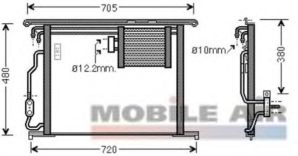 30005467 VAN Wezel condensador aire acondicionado