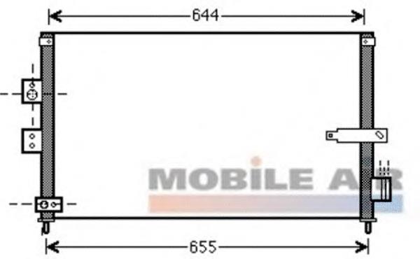 25005223 VAN Wezel condensador aire acondicionado