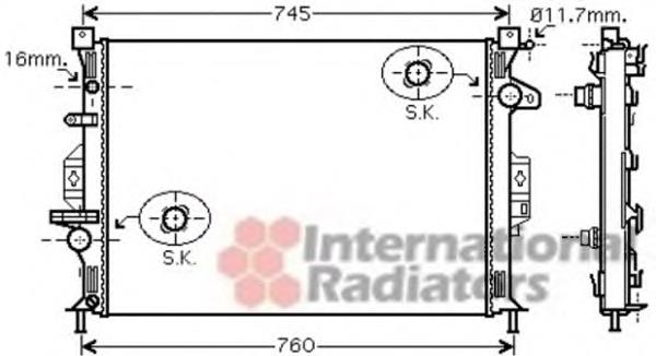 Comprar 18002425 VAN Wezel Radiador de auto