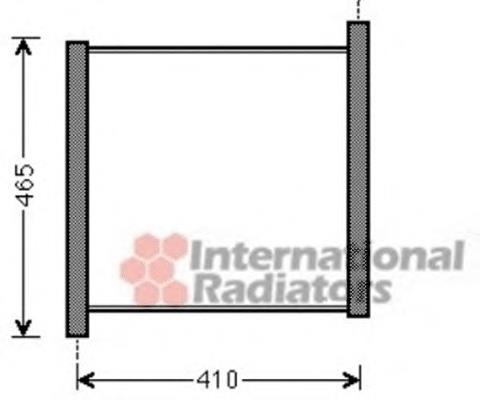 29002012 VAN Wezel radiador refrigeración del motor