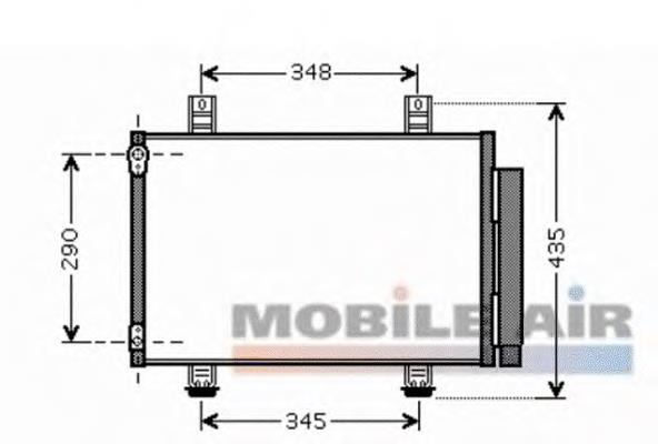 52005087 VAN Wezel condensador aire acondicionado