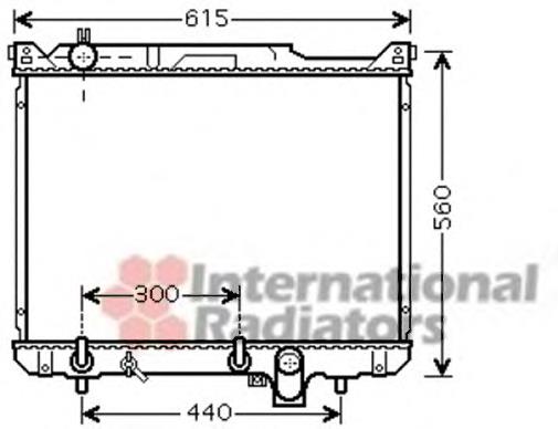 52002097 VAN Wezel radiador refrigeración del motor