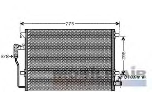 58005277 VAN Wezel condensador aire acondicionado