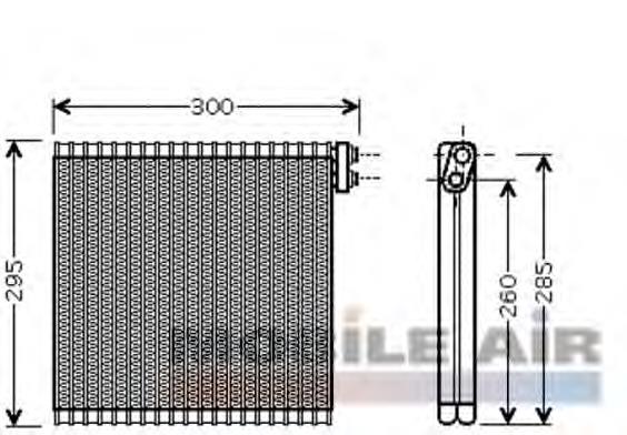 Evaporador, aire acondicionado Lexus RX 330/350 (U3)