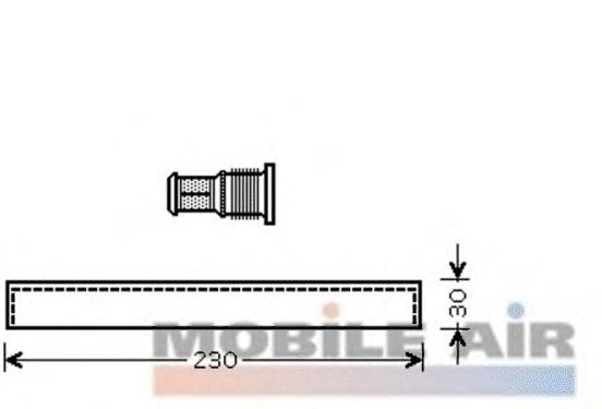 1100D061 VAN Wezel receptor-secador del aire acondicionado