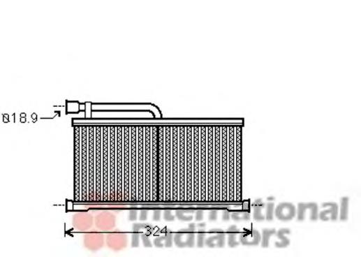 03006296 VAN Wezel radiador de calefacción